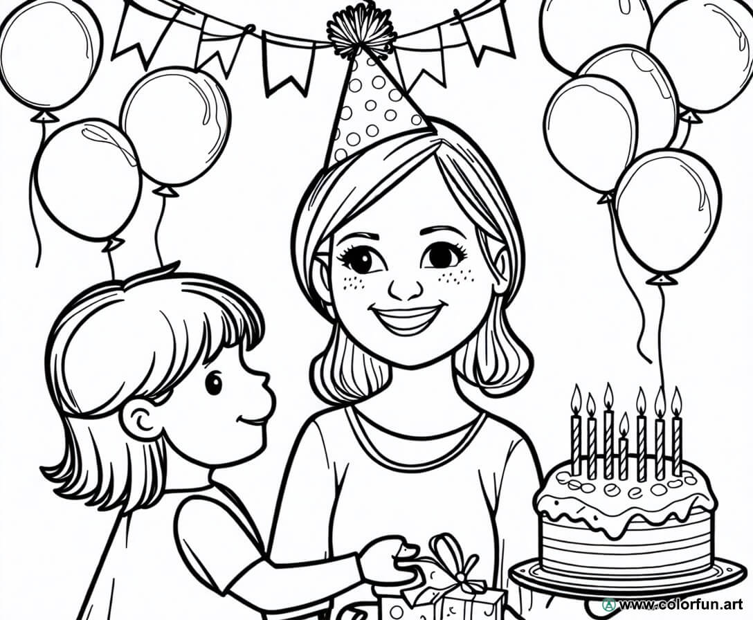 Disegno Da Colorare Facile Per Il Compleanno Della Mamma Scarica O disegno-da-colorare-facile-per-il-compleanno-della-mamma-scarica-o