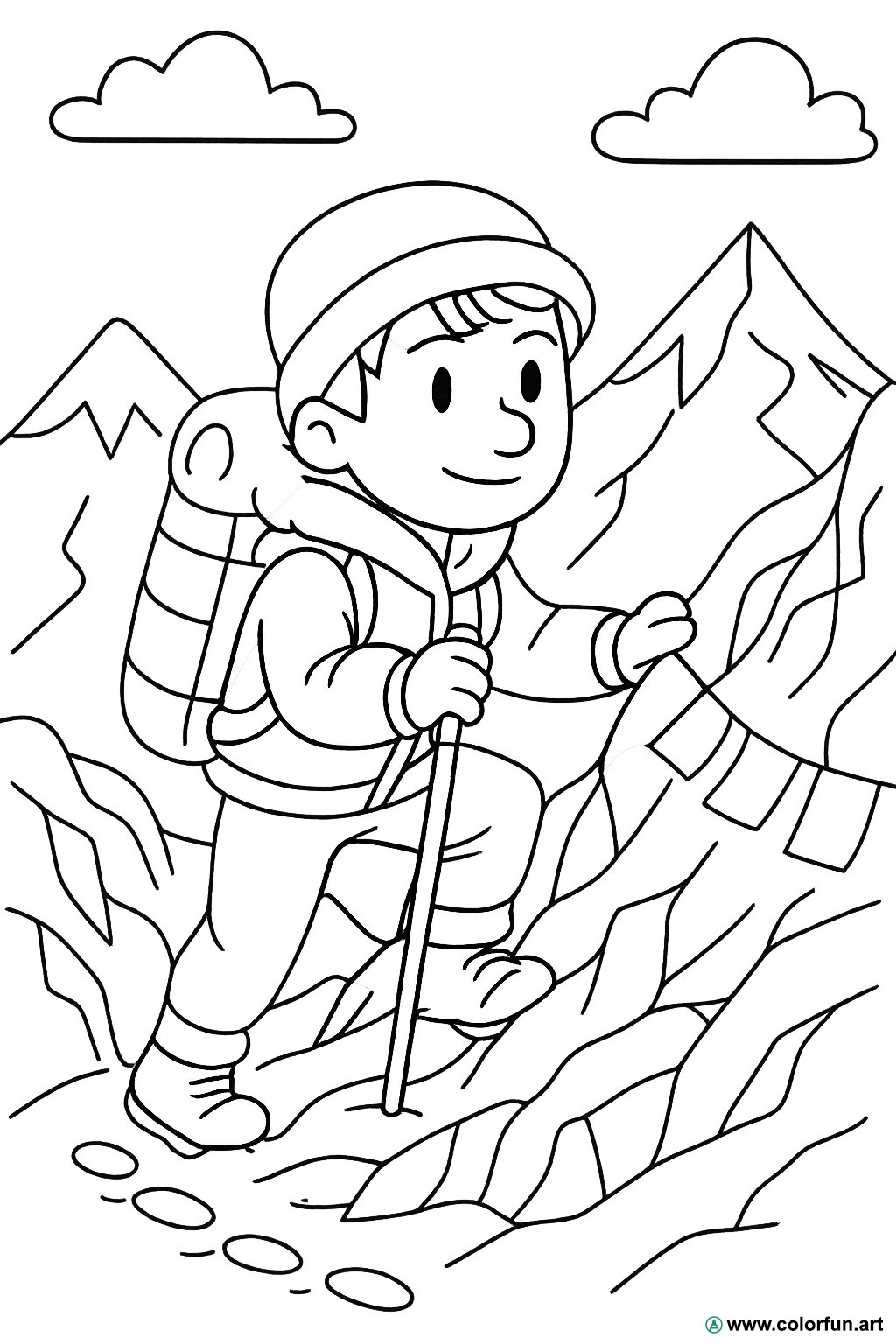 disegno da colorare inoxtag everest