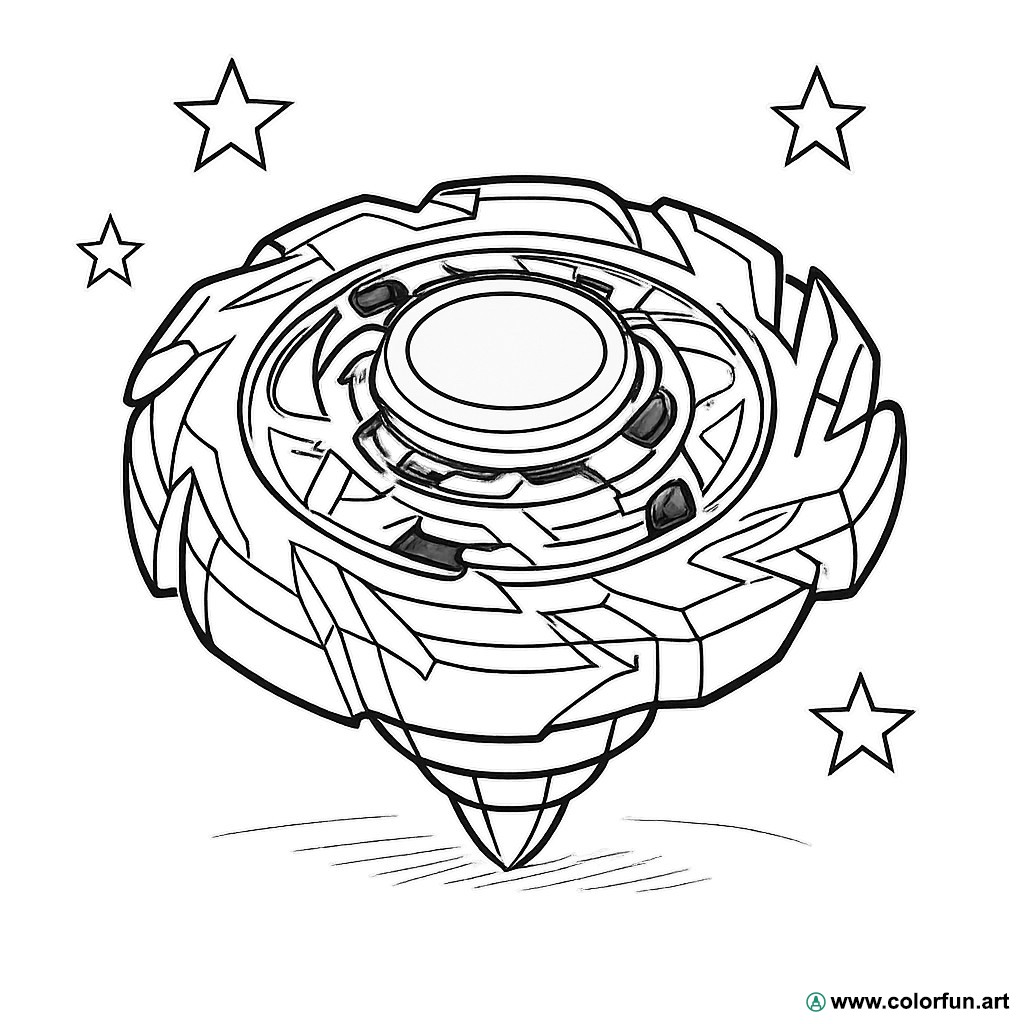 Disegno da colorare di Beyblade Scarica o Stampa gratuitamente